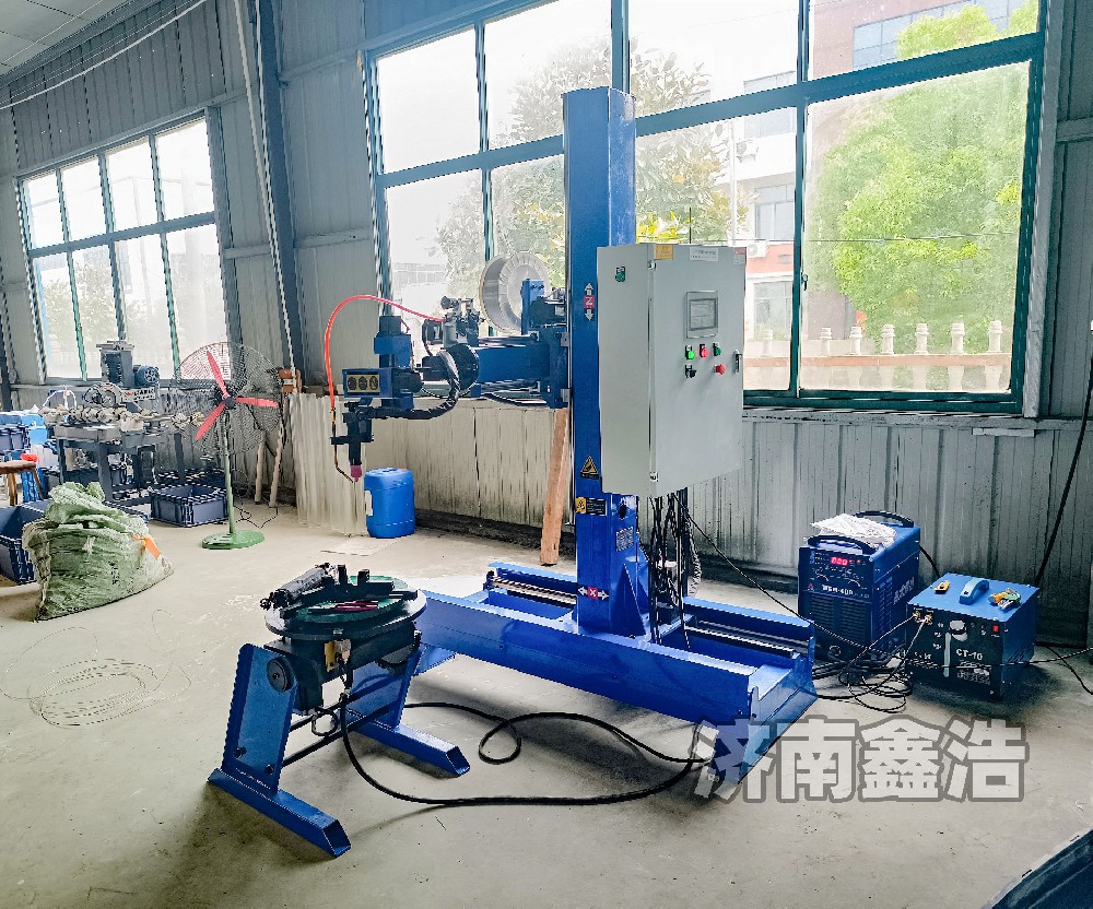 分體式氬弧自動焊，環(huán)縫焊接通孔設(shè)計，提高效率